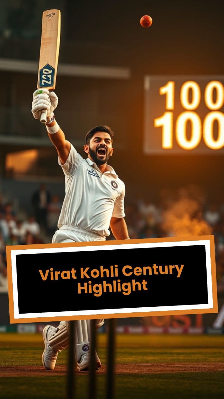 Virat Kohli Century Highlight