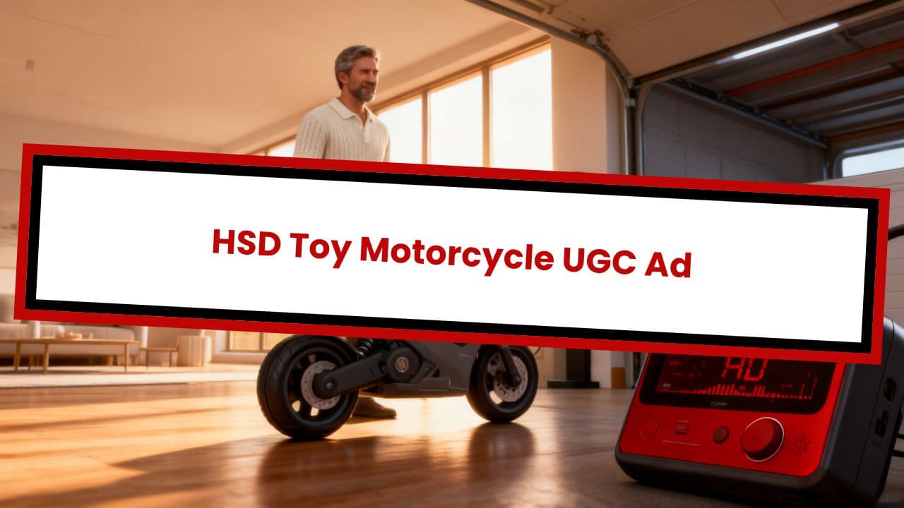 HSD Toy Motorcycle UGC Ad