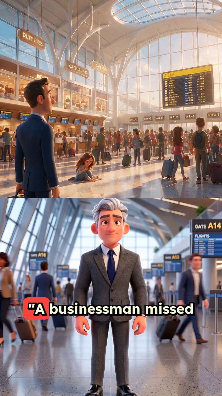 The Stranger Who Missed His Flight