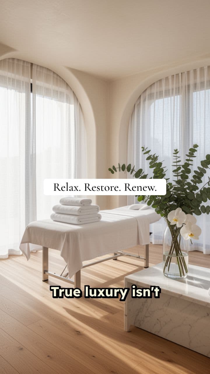 Premium Women's Massage Service Promo