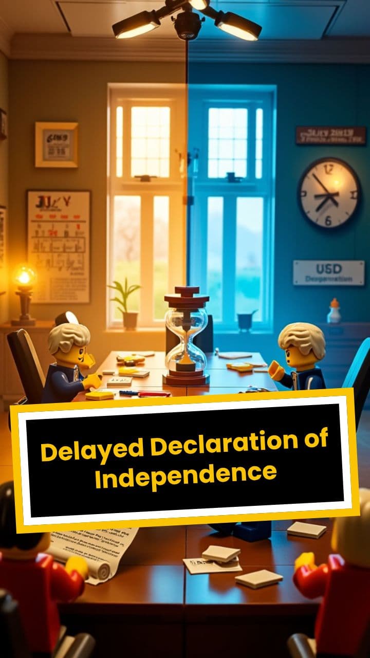 Delayed Declaration of Independence