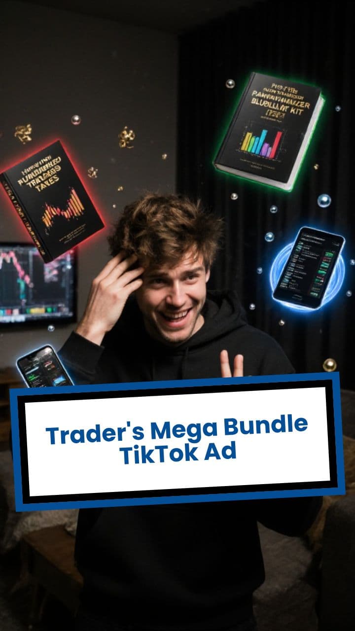 Trader's Mega Bundle TikTok Ad