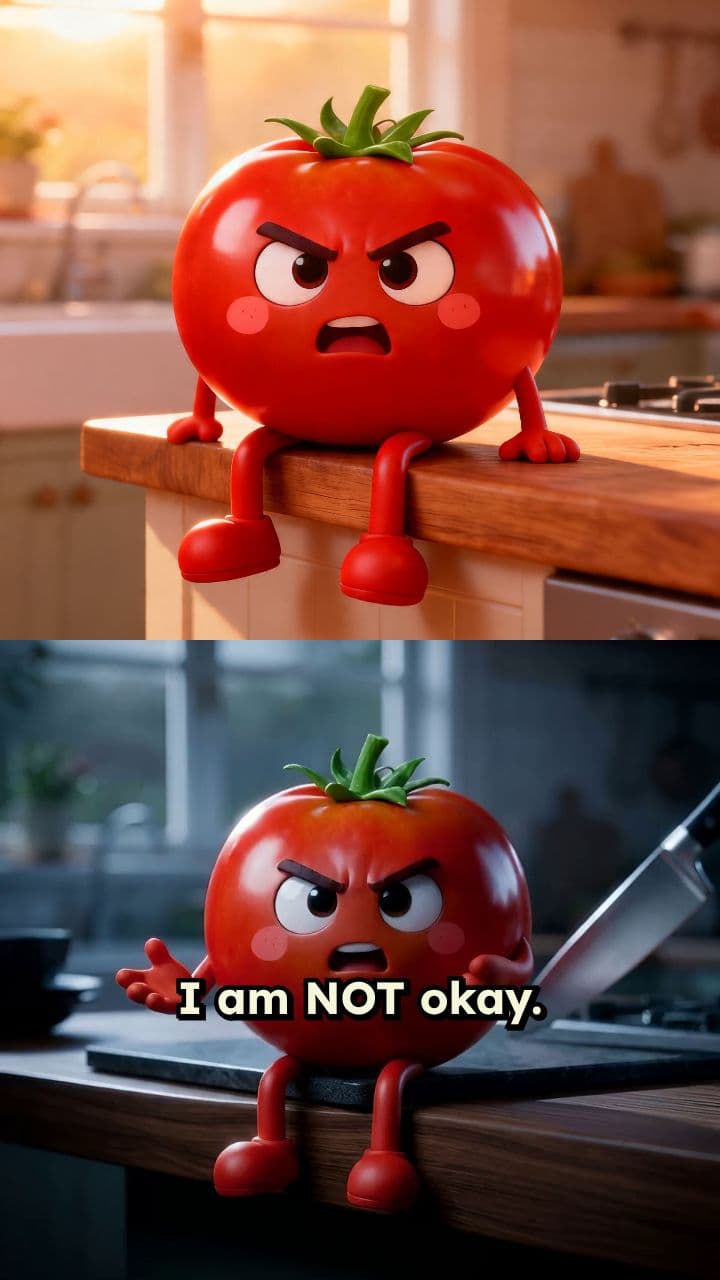 A Tomato’s Salad Nightmare