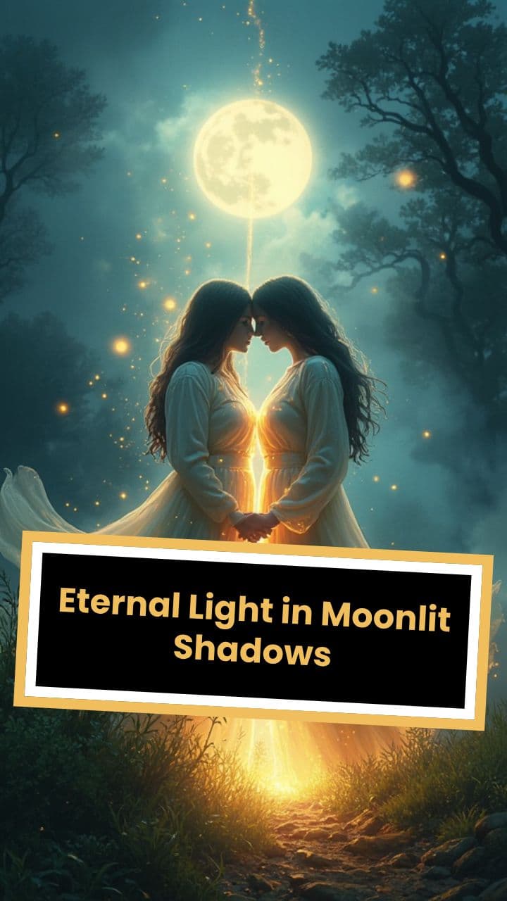 Eternal Light in Moonlit Shadows