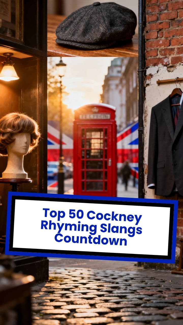 Top 50 Cockney Rhyming Slangs Countdown
