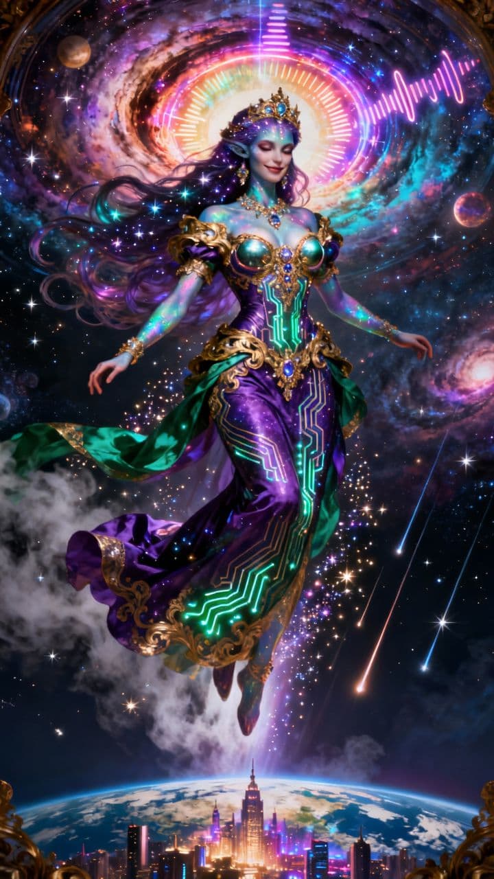 Cosmic Revels: Dance Beyond the Stars