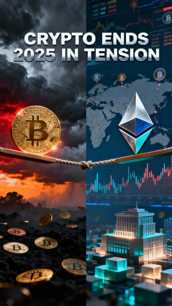 Crypto Ends 2025 in Tension