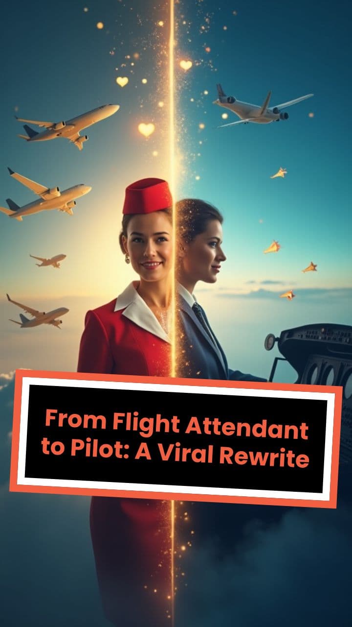 From Flight Attendant to Pilot: A Viral Rewrite