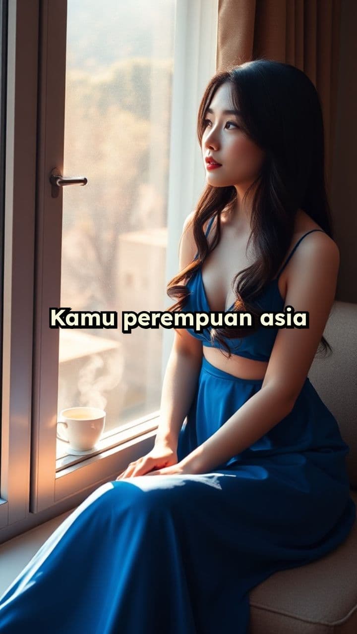 Perempuan Asia yang Cantik