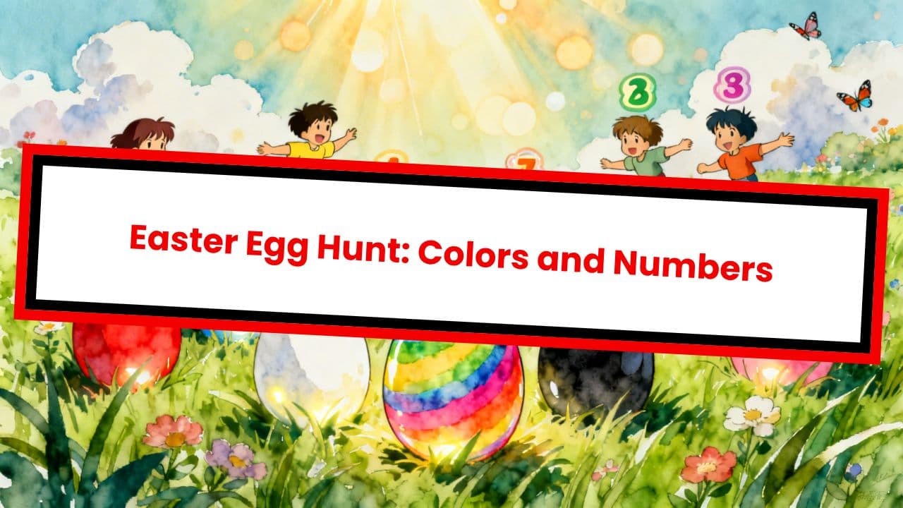 Easter Egg Hunt: Colors and Numbers