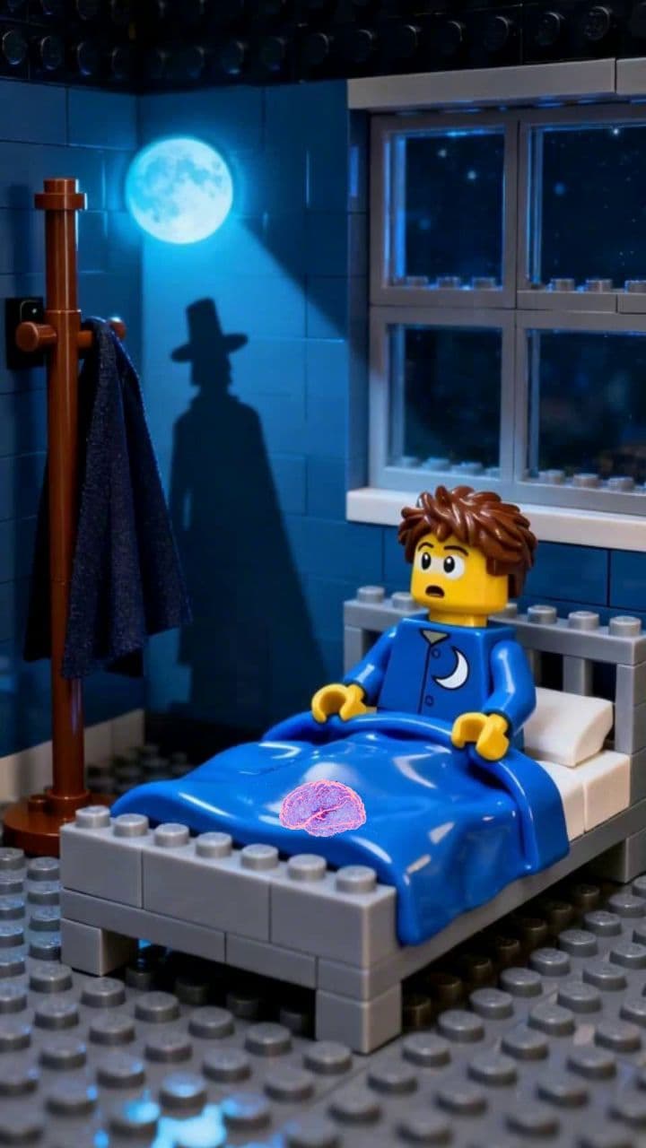Why Shadows Look Human at Night