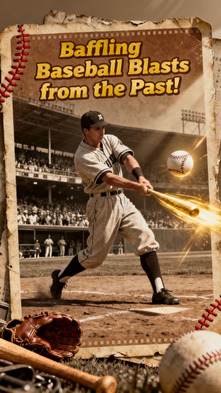 Baffling Baseball Blasts from the Past!