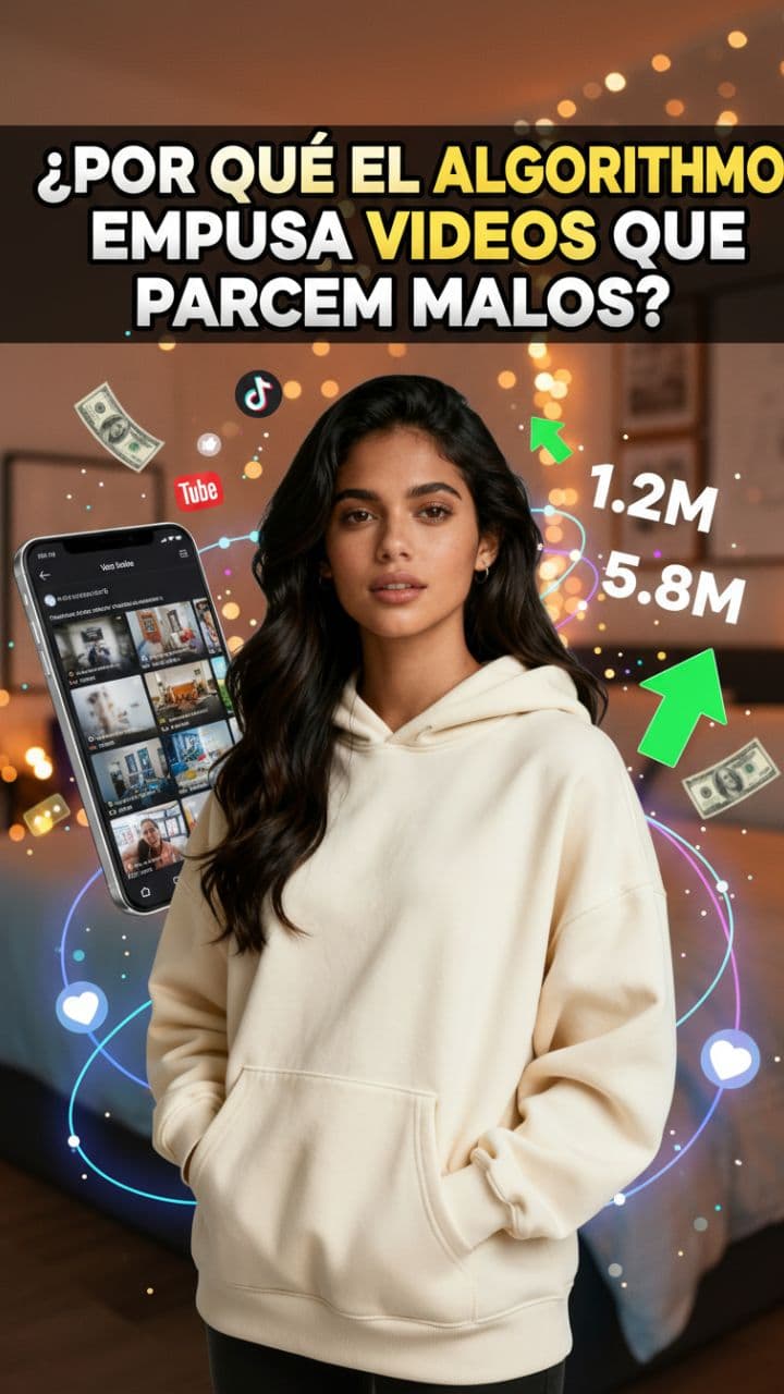¿Por qué el algoritmo empuja videos que parecen malos?