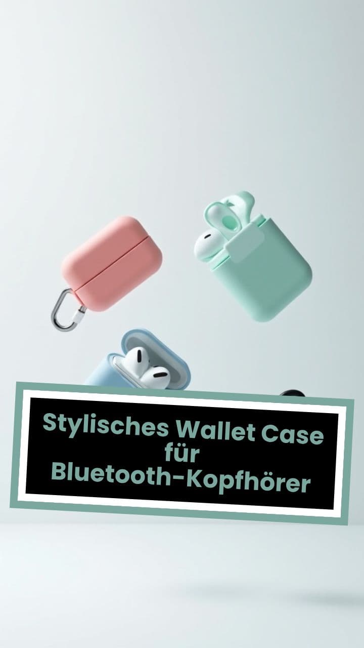Stylisches Wallet Case für Bluetooth-Kopfhörer