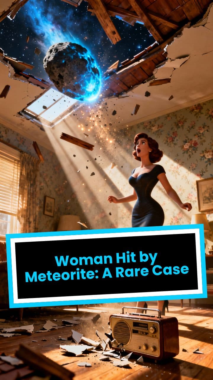 Woman Hit by Meteorite: A Rare Case