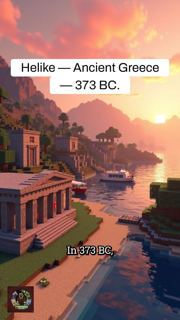 The Sinking of Helike: A Minecraft Cinematic