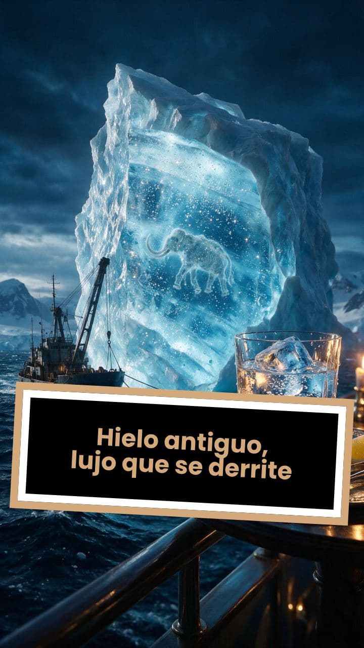 Hielo antiguo, lujo que se derrite