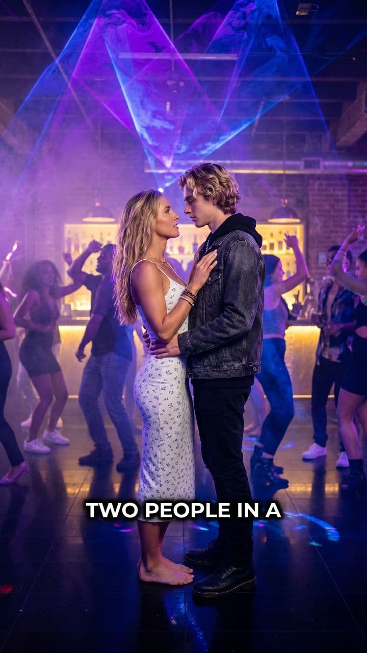 Intimate Dance in Nightclub