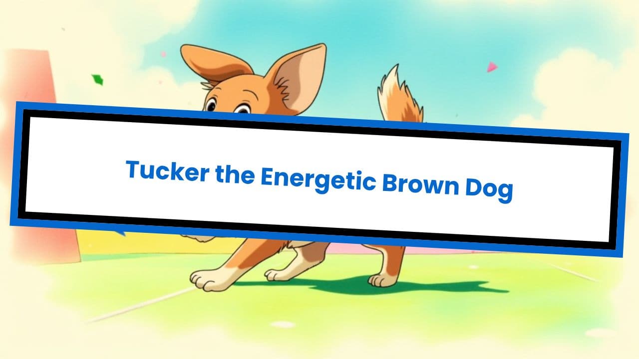 Tucker the Small Brown Dog
