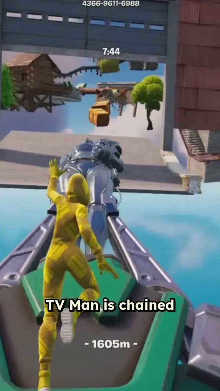 TV Man’s Glitch Escape