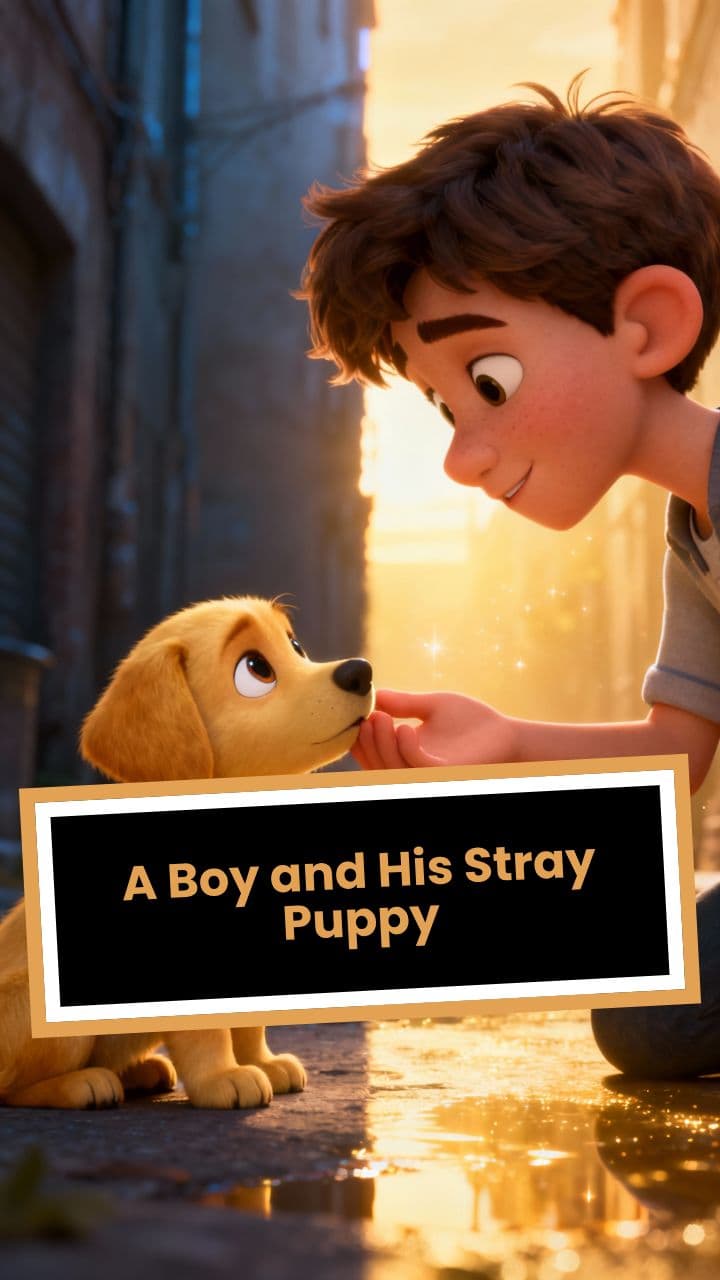 A Boy and His Stray Puppy