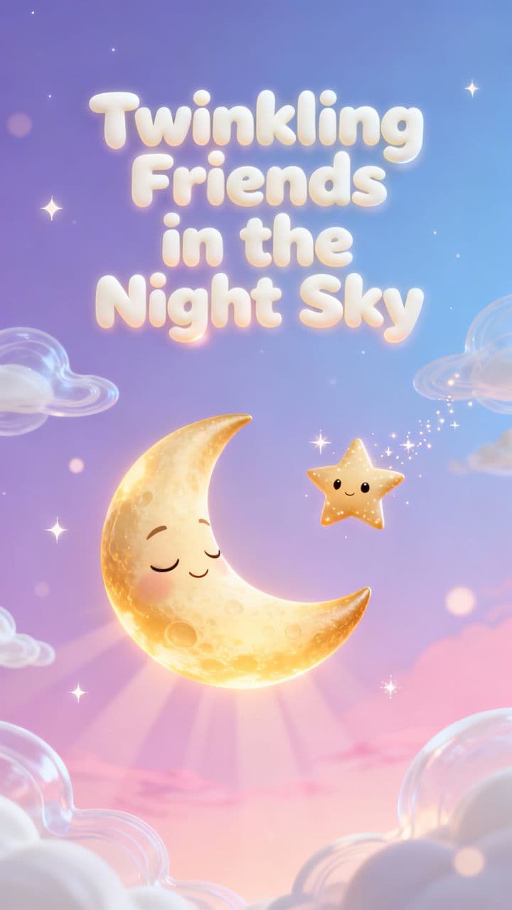 Twinkling Friends in the Night Sky