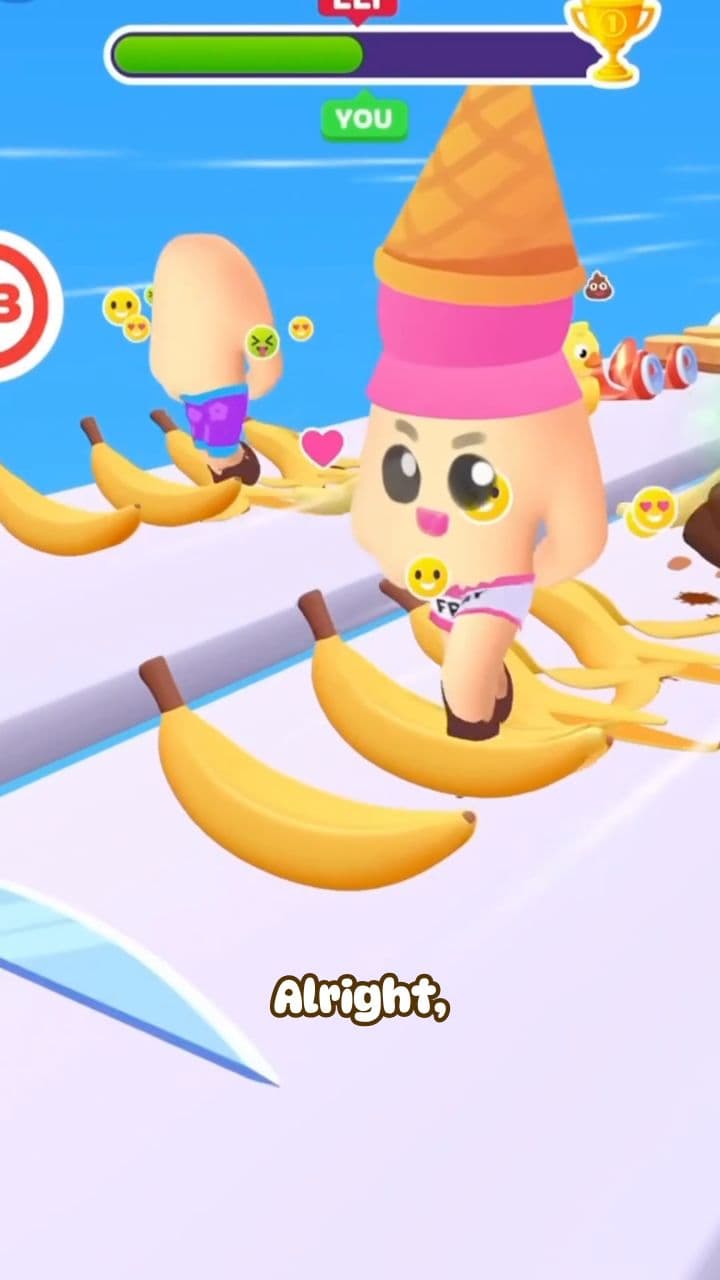 Wacky Hand Run to Level 54