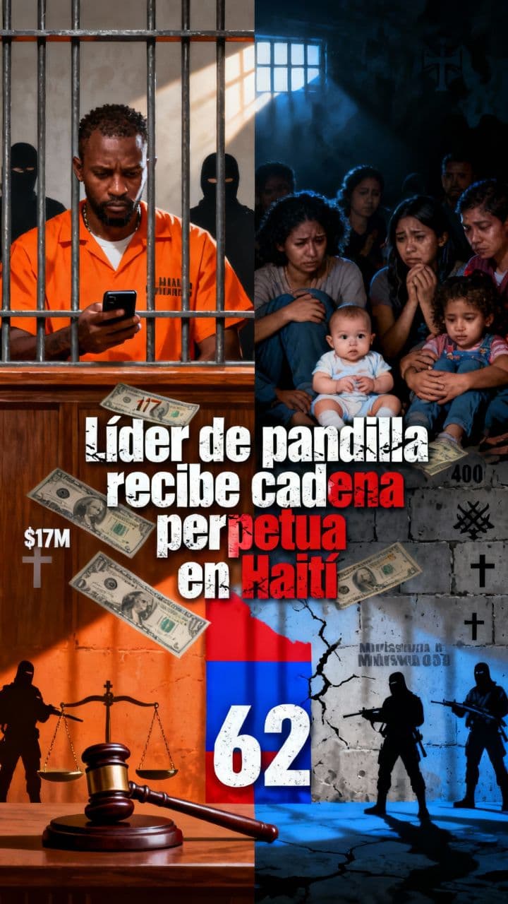 Líder de pandilla recibe cadena perpetua en Haití