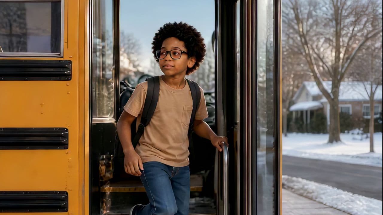 Gabe's Return - School Bus Scene