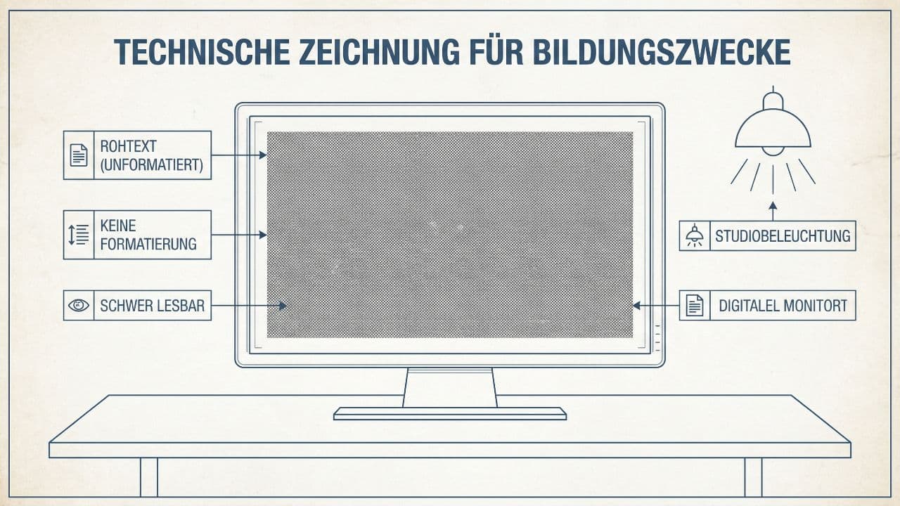 Textbereinigung für Sprachsynthese