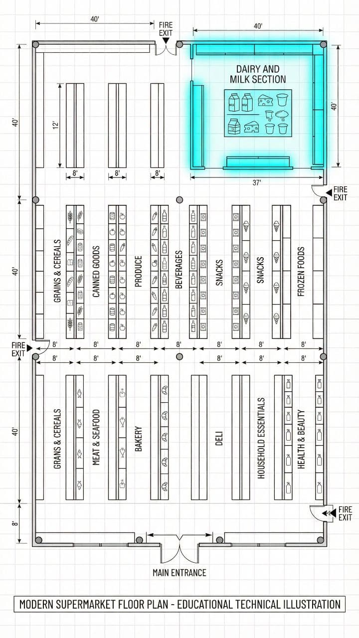 Why Milk Is Always in Back