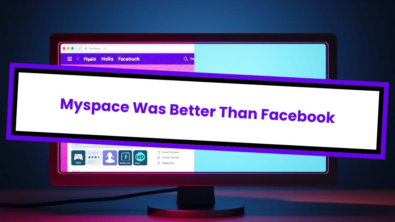Myspace Was Better Than Facebook