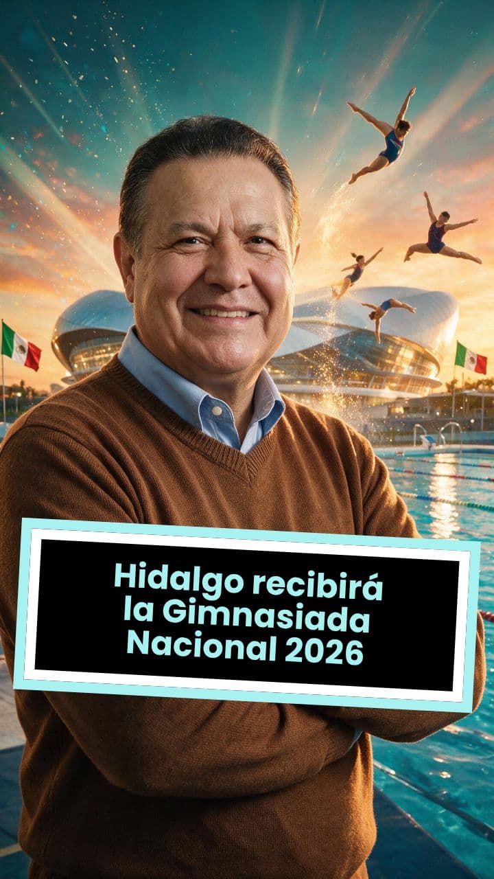 Hidalgo recibirá la Gimnasiada Nacional 2026